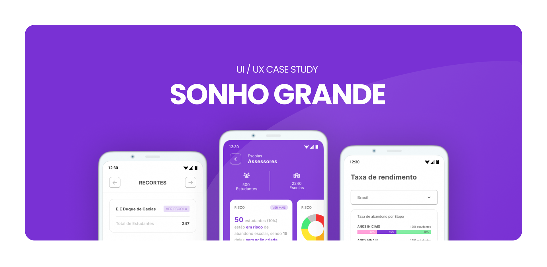 Sonho Grande — Prevenção de Abandono Escolar
